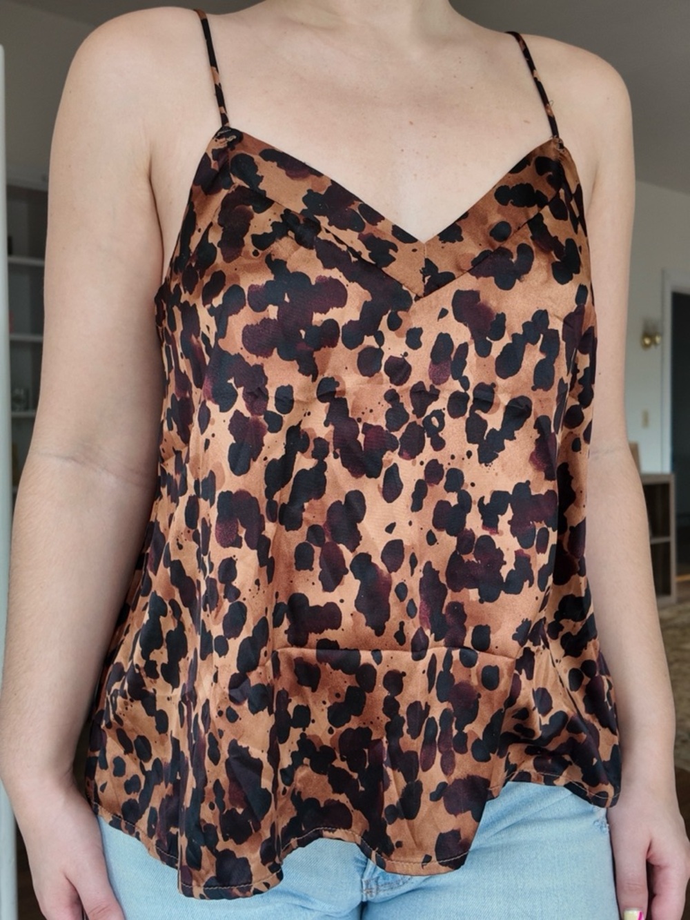 Leopard Print Cami Tank Top